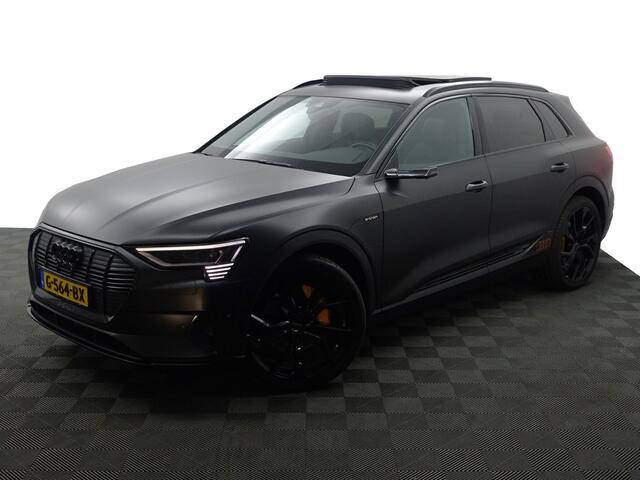 Audi E-Tron 55 quattro advanced 95 kWh- SOH 91%, Bang Olufsen, 2x Laadpoort, Camera Spiegels, 360 Camera, Panoramadak