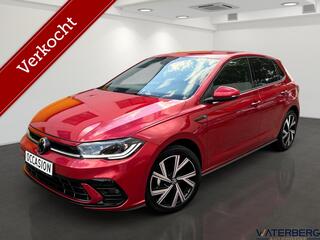 VOLKSWAGEN POLO 1.0 TSI*3x R Line*IQ Light*Carplay*Camera*ACC*PDC*Draadloos Opladen*95 PK*Rood metallic