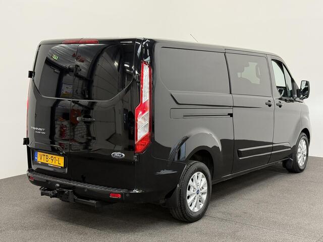 Ford Transit CUSTOM 300 2.0 TDCI L2H1 Limited Dubbele cabine Automaat Navi Airco 2 Schuifdeuren Trekhaak PDC Carplay DAB