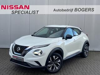 NISSAN JUKE 1.0 DIG-T Acenta Navigatie ( via Apple Carplay ), Climate Control, Cruise Control, Afn.Trekhaak, Stoelverwarming
