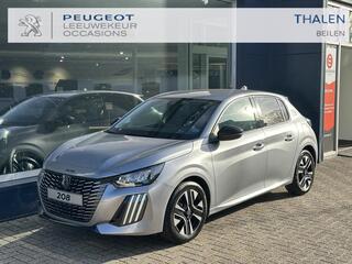 PEUGEOT 208 Allure 1.2 Turbo 100 PK 6-Bak | LED Koplampen | Facelift Model | Parkeersensoren Rondom | 10'' inch Touch Screen | Draadloze telefoon Navigatie via Apple Car play/ Android Auto | Cruise Control | Rijbaan Bewaking |  Stuurwiel Bediening | Half Lederen Bekl