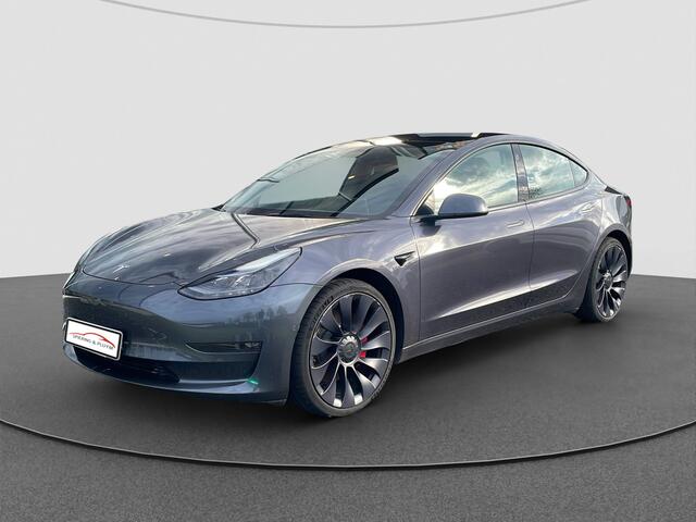 Tesla Model 3 Performance AWD 75 kWh SOH 95% | Pano | Stoelverw |