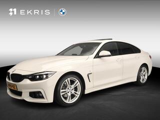 BMW 4-SERIE Gran Coupe 418i | M-Sportpakket | LED | Leder | Navigatie | Schuifdak | Stoelverwarming | DAB | Alu 18 inch