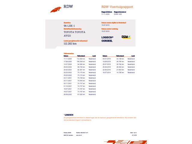 Toyota Aygo 1.0-12V Aspiration Red | Airco | Carkit | LMV | Te financieren v.a � 91,- p/m