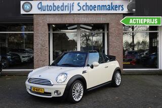 MINI COOPER Cabrio 1.6 AUTOMAAT!! LEER CRUISE STOELVERW. CLIMA PDC 17
