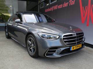 MERCEDES-BENZ S-KLASSE 580 e LANG | AMG | PANO | SOFTCLOSE | NL-AUTO | MASSAGE | 3D DISPLAY | LUCHTVERING!!