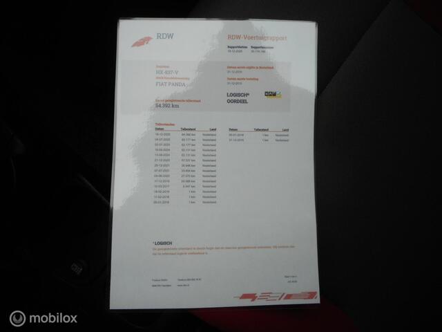 Fiat Panda TwinAir Turbo 80 Lounge AUTOMAAT+METALLIC LAK+RESERVEWIEL+HOOGTEVERSTELLING BESTUURDERSSTOEL