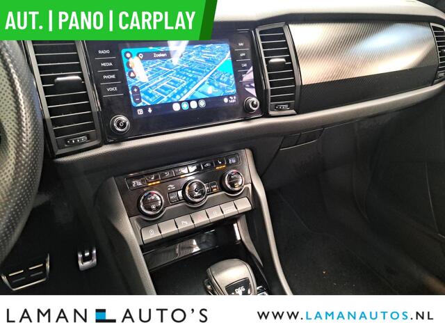 Skoda Kodiaq 1.5 TSI 150pk DSG Sportline Business Aut. | Pano Open Dak Virtual Leder/Alcantara CarPlay Canton 19 Triglav LMV ECC Navi LED ACC Camera Trekhaa