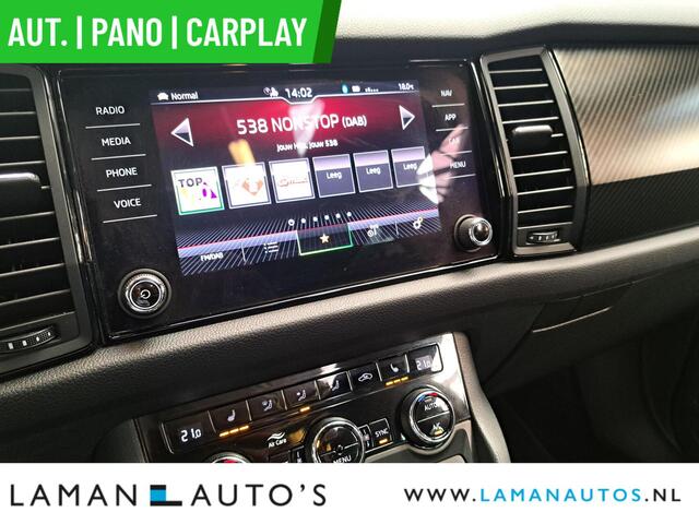 Skoda Kodiaq 1.5 TSI 150pk DSG Sportline Business Aut. | Pano Open Dak Virtual Leder/Alcantara CarPlay Canton 19 Triglav LMV ECC Navi LED ACC Camera Trekhaa
