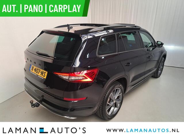Skoda Kodiaq 1.5 TSI 150pk DSG Sportline Business Aut. | Pano Open Dak Virtual Leder/Alcantara CarPlay Canton 19 Triglav LMV ECC Navi LED ACC Camera Trekhaa