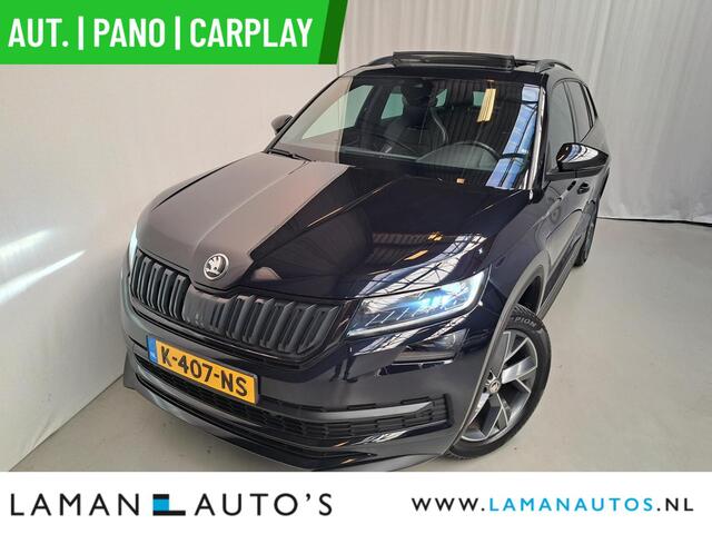 Skoda Kodiaq 1.5 TSI 150pk DSG Sportline Business Aut. | Pano Open Dak Virtual Leder/Alcantara CarPlay Canton 19 Triglav LMV ECC Navi LED ACC Camera Trekhaa