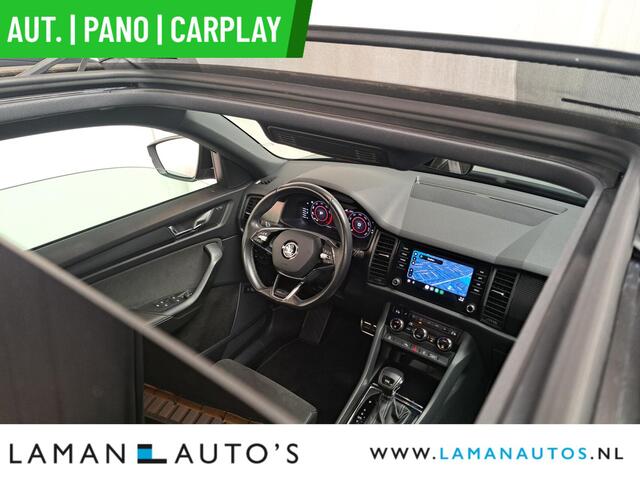 Skoda Kodiaq 1.5 TSI 150pk DSG Sportline Business Aut. | Pano Open Dak Virtual Leder/Alcantara CarPlay Canton 19 Triglav LMV ECC Navi LED ACC Camera Trekhaa
