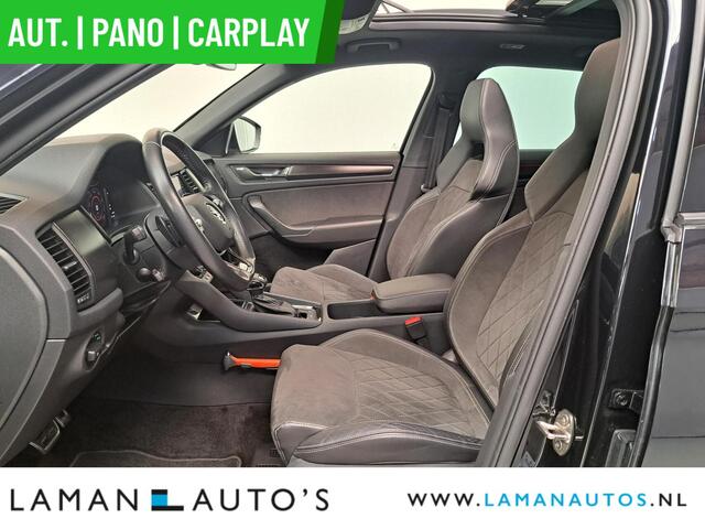 Skoda Kodiaq 1.5 TSI 150pk DSG Sportline Business Aut. | Pano Open Dak Virtual Leder/Alcantara CarPlay Canton 19 Triglav LMV ECC Navi LED ACC Camera Trekhaa