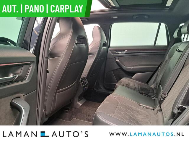 Skoda Kodiaq 1.5 TSI 150pk DSG Sportline Business Aut. | Pano Open Dak Virtual Leder/Alcantara CarPlay Canton 19 Triglav LMV ECC Navi LED ACC Camera Trekhaa