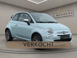 FIAT 500C 1.0 Hybrid Club 2023 BLAUW | Cabrio | Apple CarPlay