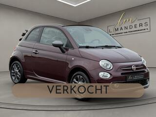 FIAT 500C 1.2 Sport 2019 BORDEAUX | Cabriolet | Apple CarPlay