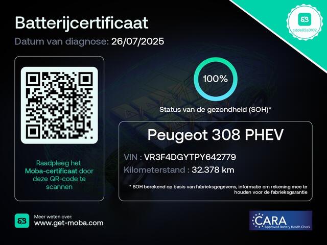 Peugeot 308 SW 1.6 Plug-in Hybrid 225 GT | Leder | Stoelmassage | 360� Camera