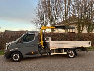 RENAULT MASTER T35 2.0 dCi 170 LAADKRAAN HYVA HA27 E2 , openlaadbak , nieuwe auto , BPM vrij ,