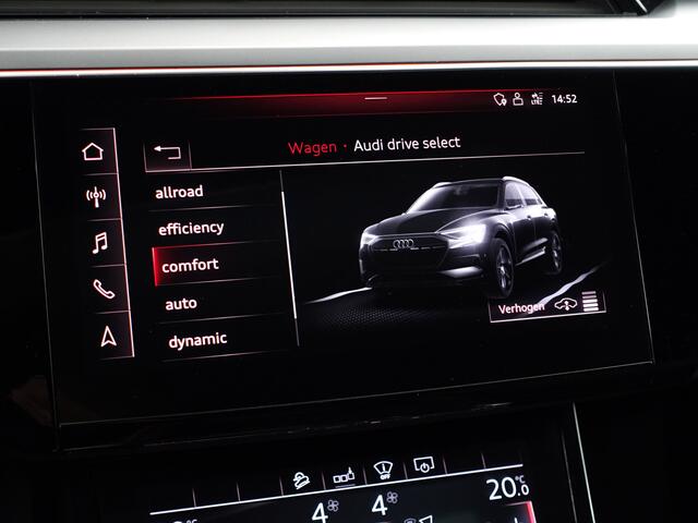Audi E-Tron 55 quattro advanced Pro Line Plus 95 kWh- SOH 92%, Panoramadak, Luchtvering, Sfeerverlichting, Head Up, 360 Camera, Carplay