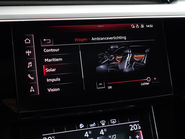 Audi E-Tron 55 quattro advanced Pro Line Plus 95 kWh- SOH 92%, Panoramadak, Luchtvering, Sfeerverlichting, Head Up, 360 Camera, Carplay