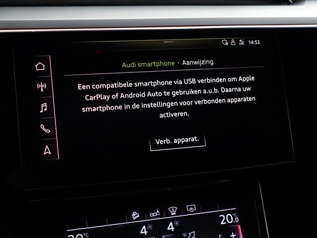 Audi E-Tron 55 quattro advanced Pro Line Plus 95 kWh- SOH 92%, Panoramadak, Luchtvering, Sfeerverlichting, Head Up, 360 Camera, Carplay