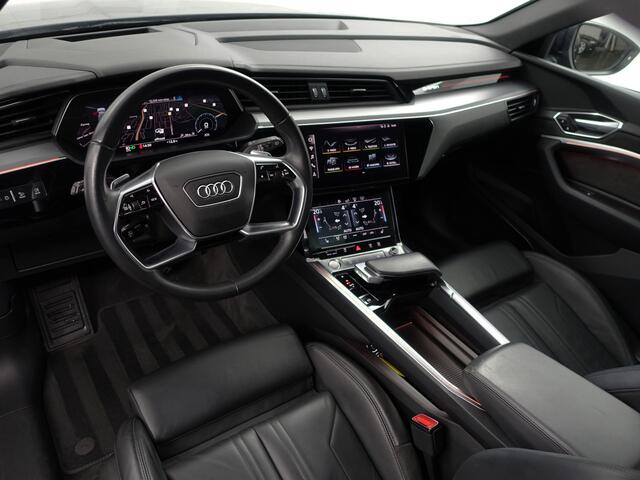 Audi E-Tron 55 quattro advanced Pro Line Plus 95 kWh- SOH 92%, Panoramadak, Luchtvering, Sfeerverlichting, Head Up, 360 Camera, Carplay