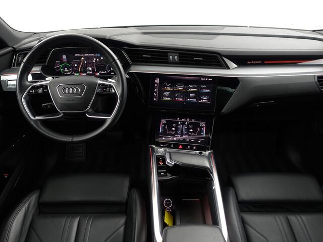 Audi E-Tron 55 quattro advanced Pro Line Plus 95 kWh- SOH 92%, Panoramadak, Luchtvering, Sfeerverlichting, Head Up, 360 Camera, Carplay