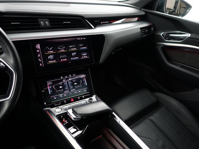 Audi E-Tron 55 quattro advanced Pro Line Plus 95 kWh- SOH 92%, Panoramadak, Luchtvering, Sfeerverlichting, Head Up, 360 Camera, Carplay