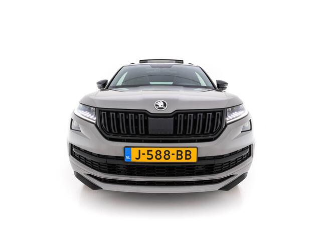 Skoda Kodiaq 1.5 TSI Sportline Business INCL-BTW Aut. PANO | LEATHER-MICROFIBRE | FULL-LED | MEMORY-PACK | DIGI-COCKPIT | NAVI-FULLMAP | CAMERA | DAB+ | AMB