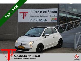 FIAT 500 0.9 TwinAir Turbo Rivi�ra Maison Panoramadak/Lederen bekleding/Climate control/Licht metalen velgen/Bluetooth
