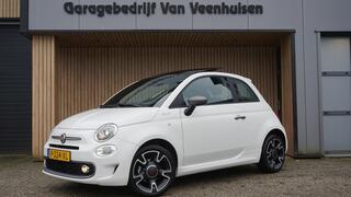 FIAT 500 1.0 70pk 3Drs Hybrid Sport Schuif/kantel Panoramadak Sportstoelen 16inch LM Virtual *NL auto* 40842km!