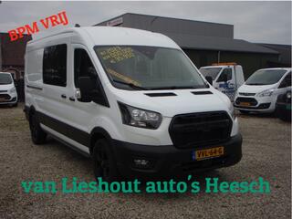 FORD TRANSIT 350L Trekhaak Dubbele Cabine groot scherm navi bj 23