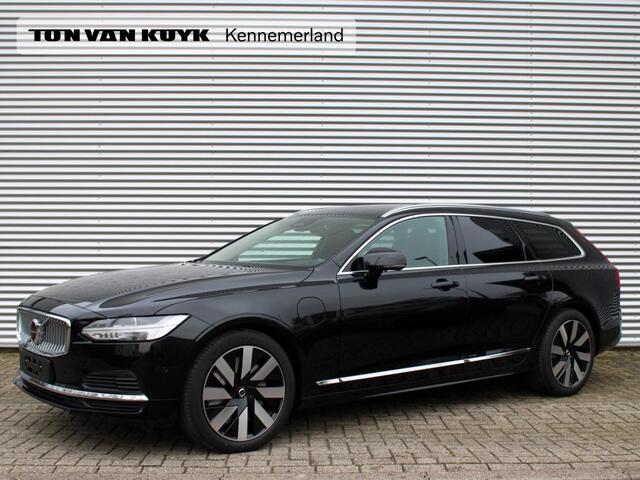 Volvo V90 T6 Recharge AWD Core Bright Trekhaak / Automaat / 360 camera / Privacy glas / Adaptive cruise control / Leder interieur / Google Maps navi