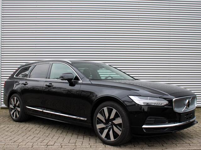Volvo V90 T6 Recharge AWD Core Bright Trekhaak / Automaat / 360 camera / Privacy glas / Adaptive cruise control / Leder interieur / Google Maps navi