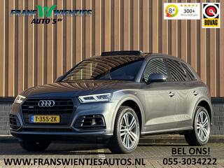 AUDI Q5 3.0 TDI quattro Sport S Line Black Edition | 286 PK! | Panoramadak | Adaptieve Cruise Control | Lane Assist |Elektrische Trekhaak | Camera | DAB | Navigatie | 20