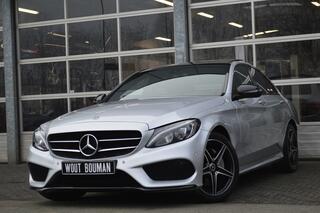 MERCEDES-BENZ C-KLASSE 200 AMG-Line Led Leder Panorama Night Afn.trekh Pdc