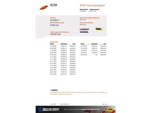 Ford KA 1.2 Titanium Airco e APK