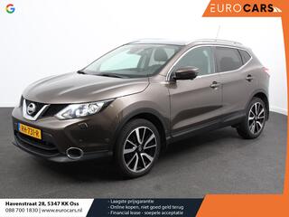 NISSAN QASHQAI 1.2 Tekna Airco Cruise control LED Parkeersensoren Camera Radio Lichtmetalen velgen Verwarmde voorstoelen Panoramadak Trekhaak
