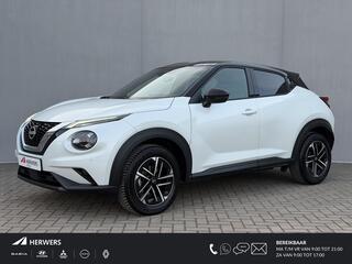 NISSAN JUKE 1.0 DIG-T DCT N-Connecta Automaat / Fabrieksgarantie tot 05-2028 / Camera / Navigatie / Stoel & Stuurwiel verwarming / Apple Carplay & Android Auto / DAB / All Season Banden /