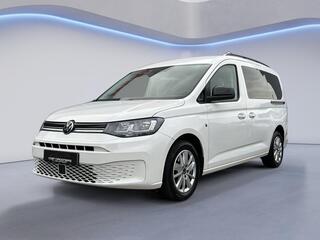VOLKSWAGEN CADDY MAXI 1.5 TSI 7persoons /Apple Carplay/Dubbele Schuifdeuren/7 Zitplaatsen/BTW/DAB/Stoelverwarming/Park. Sens./Cruise/Ruiten getint/Navi/Bluetooth/ (MET GARANTIE*)