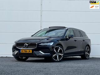 VOLVO V60 2.0 B4 197 PK Org NL Pano Keyless BLIS Lane assist Pilot plus Stuurverwarming+ Stoelverwarming voor+achter Trekhaak