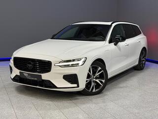 VOLVO V60 2.0 T6 Recharge AWD R-Design 360|Trekhaak|H/K|HeadUp|Pano