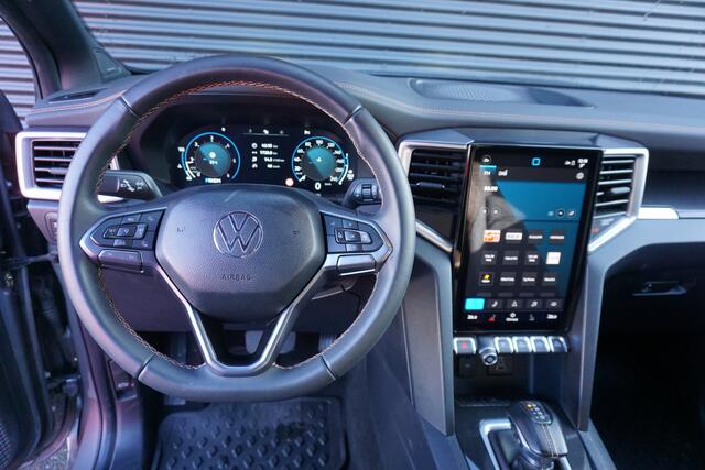 Volkswagen Amarok 3.0 TDI V6 4x4 4Motion PanAmericana Digitaal Dashboard Apple Carplay 3500kg Trekhaak Navi Lederen bekleding