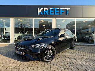 MERCEDES-BENZ C-KLASSE Estate 300 e AMG Line 100 km Elektrisch | 360 | Pano