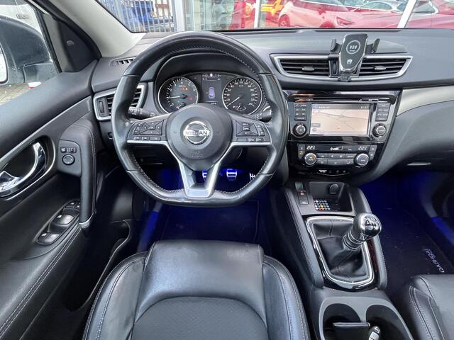 Nissan Qashqai 1.2 Tekna + | 360 camera | Panoramadak | Elektrische stoelbediening | Stoelverwarming | BLIS |