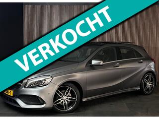 MERCEDES-BENZ A-KLASSE A180D PANORAMADAK/RODE GORDELS/ACHTERUITRIJCAMERA/AMG UITVOERING/STOELVERWARMING/NEDERLANDSE AUTO/A180 180D