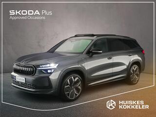 SKODA Kodiaq Sportline Business 1.5 TSI PHEV 204pk DSG Automaat Trekhaak, Panoramadak, Adaptive cruise control, Elektrische achterklep, LED matrix koplampen