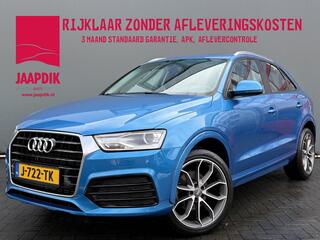 AUDI Q3 BWJ 2017 2.0 TFSI 200 PK quattro Sport Pro Line S AUTOMAAT | TREKHAAK | PANO | CAMERA | LEDER | FULL LED | CLIMA | CRUISE | NAVI | ELELKTR. STOELEN | ELEKTR. ACHTERKLEP | LMV | PDC