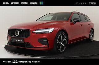 VOLVO V60 B4 (M-HYBRID) PLUS DARK -GEVENT.LEDER|CAMERA|TREKHAAK|ADAP.CRUISE|POWER-SEATS|19
