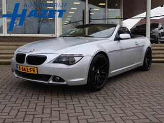 BMW 6-SERIE Cabrio 645Ci 8-CILINDER 333 PK AUT. *TOP STAAT* + 20 INCH | LEDER | SPORSTOELEN | MEMORY | LAPTIMER